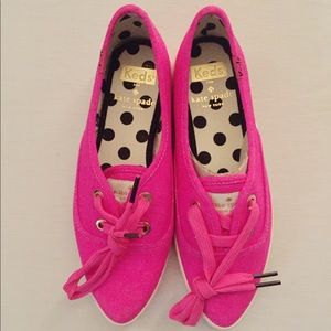 Kate Spade Keds Pink Sneakers Size 5